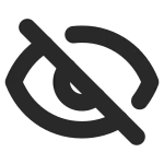 Eye Off SVG Icon